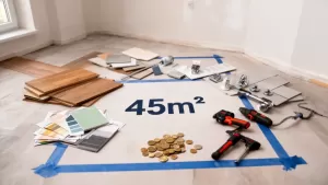Ile kosztuje wykończenie mieszkania 45 m2