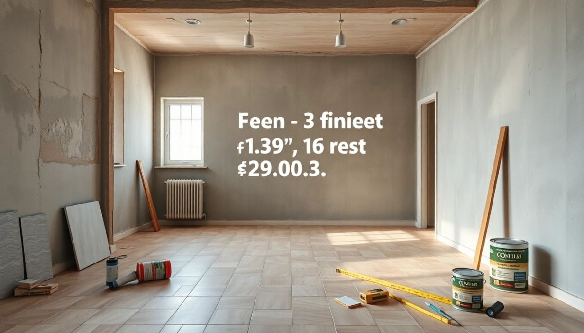 cena za metr wykończenia mieszkania