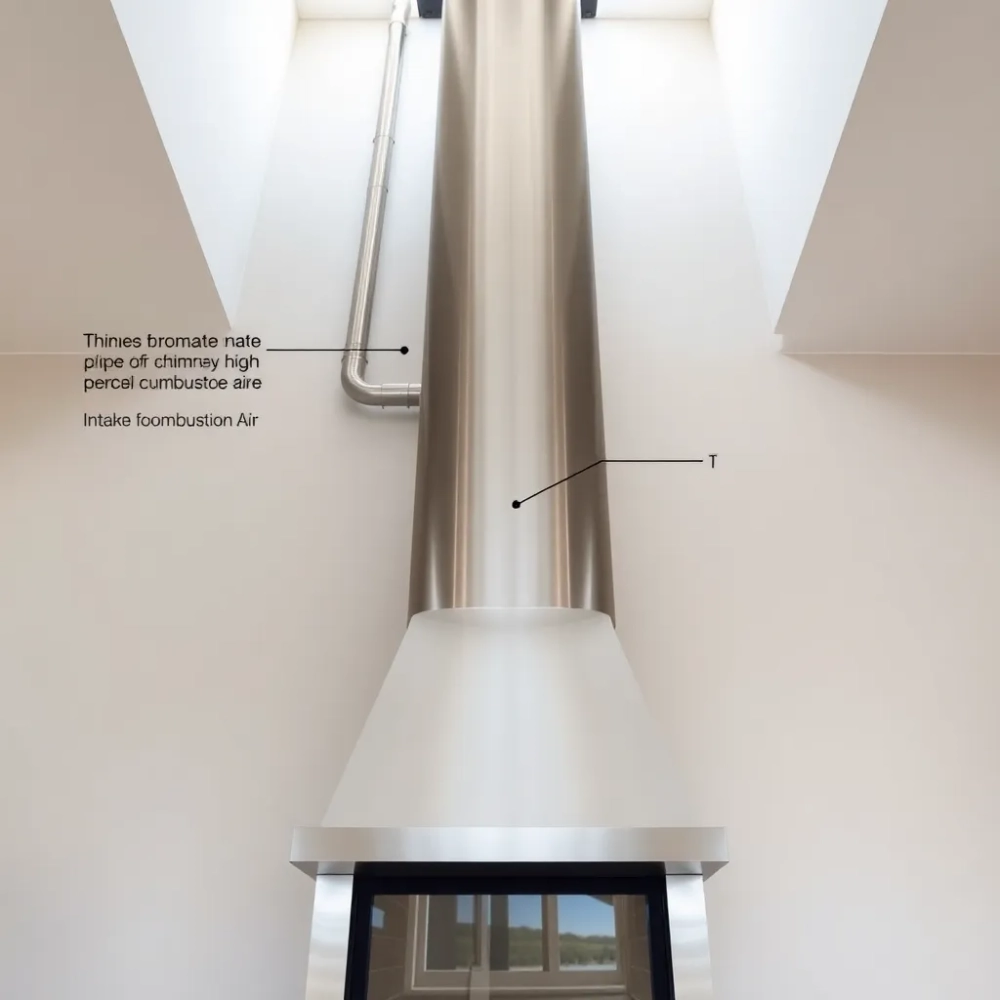 Jaki komin do kominka przy rekuperacji