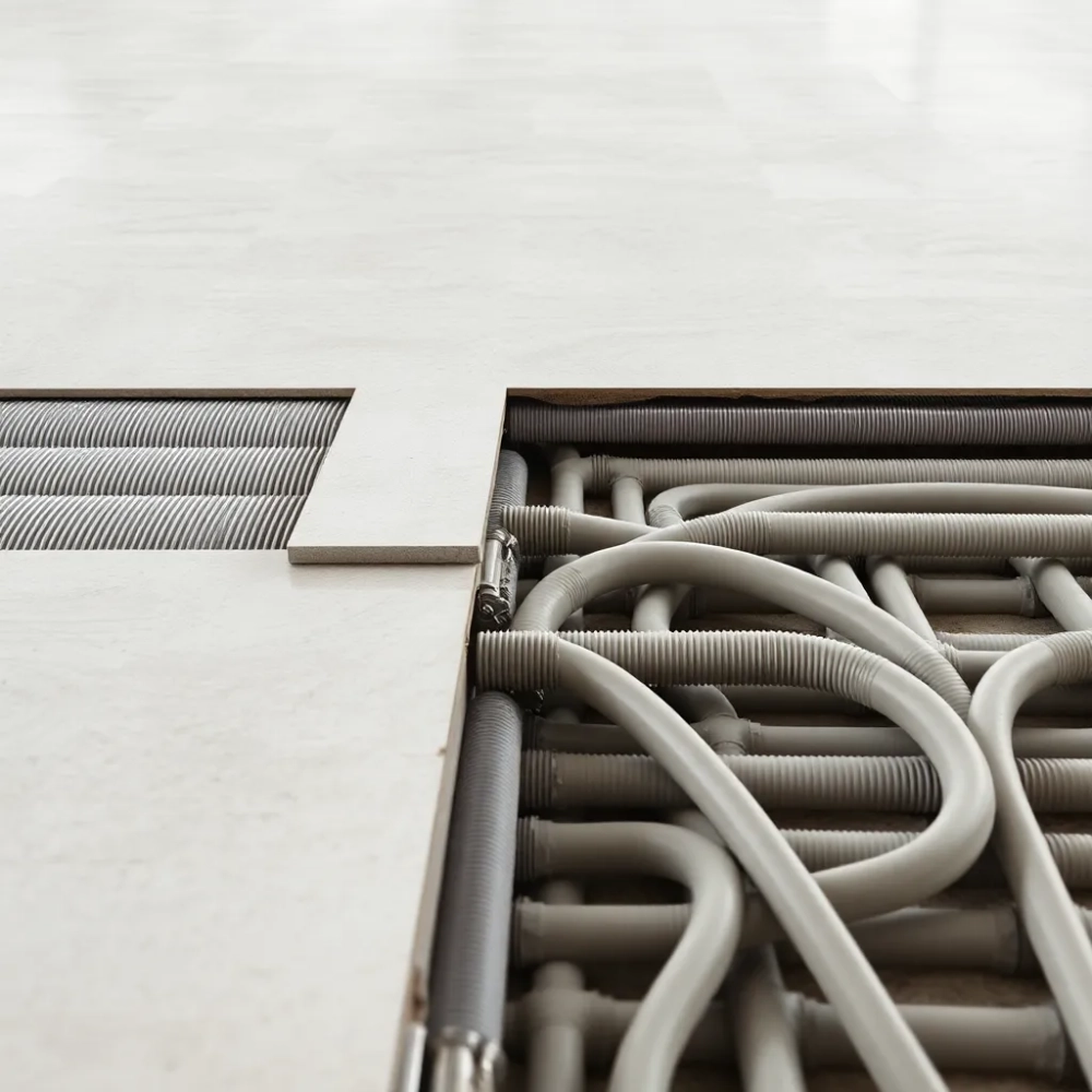 Rekuperacja w posadzce a ogrzewanie podłogowe