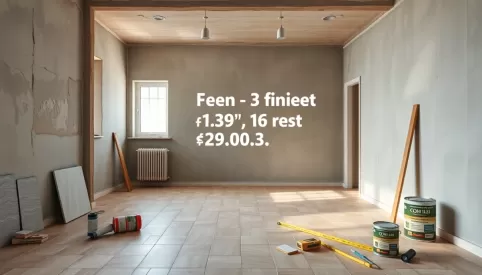 cena za metr wykończenia mieszkania