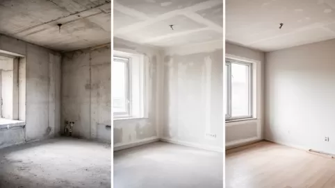 Etapy wykończenia mieszkania w stanie deweloperskim