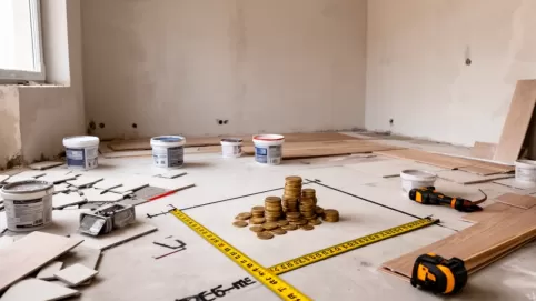 średni koszt wykończenia mieszkania za m2